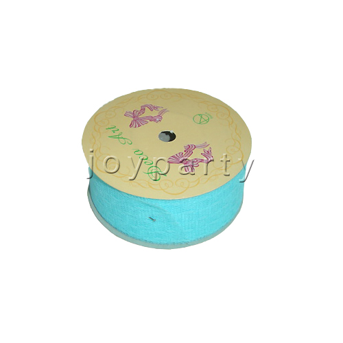 망사리본(폭 4cm) 라이트블루