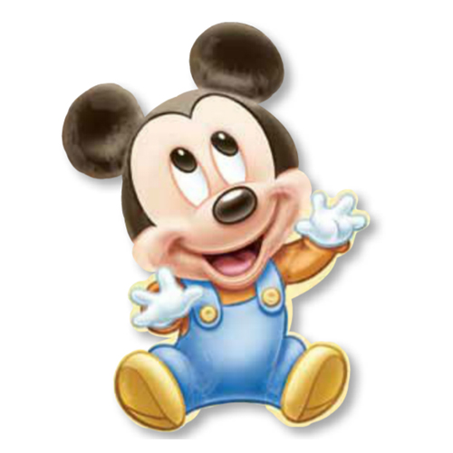 mickey 1st birthday boy shape