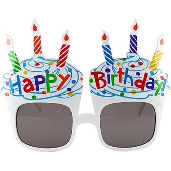 생일컵케익안경 [화이트]