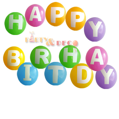HAPPY BIRRTHDAY 인쇄(13개입)세트