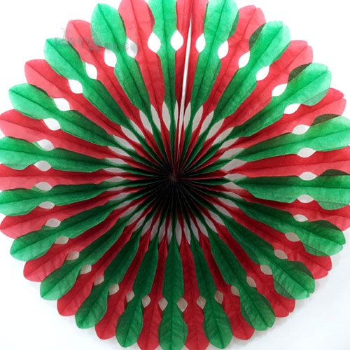 페이퍼플라워레드앤그린-대(45cm)
