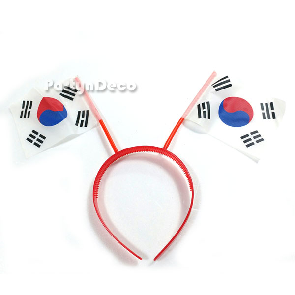 태극기머리띠
