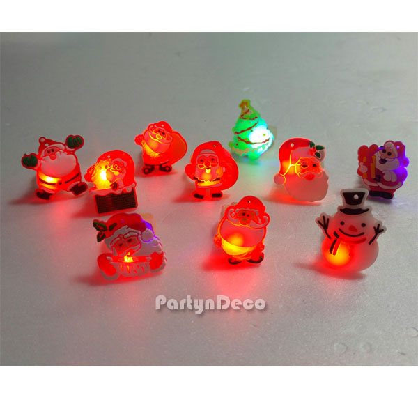 크리스마스LED젤리반지