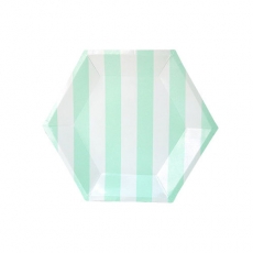 스트라이프접시-민트8"(6입/20cm)