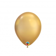 크롬골드풍선17cm(100입)