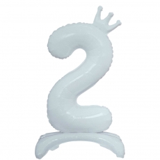 스탠드숫자풍선2(화이트)
