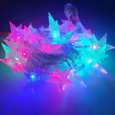 LED32P별이색투명선(3m),크리스마스전구,트리전구