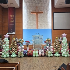 크리스마스장식(빛교회)