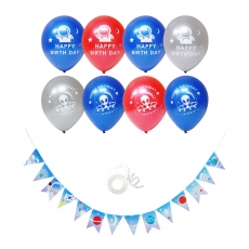 생일우주시대 풍선&가랜드파티세트