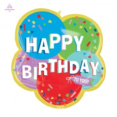 [anagram] 수퍼쉐입 써니벌룬 버스데이 은박풍선