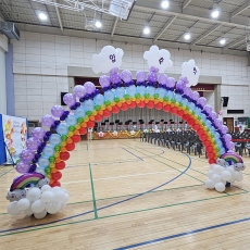 링커룬무지개축입학아치(서울사근초등학교)