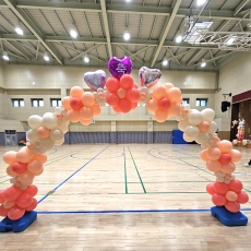 크림앤코랄축입학꽃아치(서울관악초등학교)