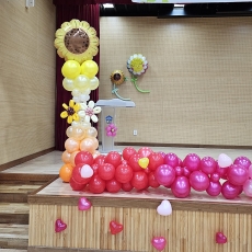 해바라기와하트장식(서울역삼초등학교)